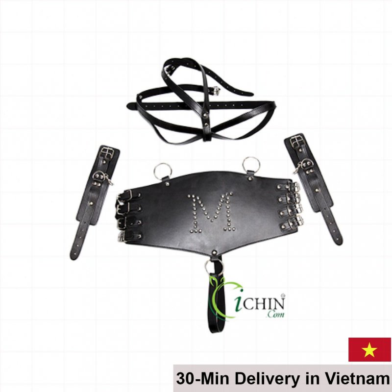 Sexy Open Chest Handcuff Restraint Set for Bondage and Roleplay 