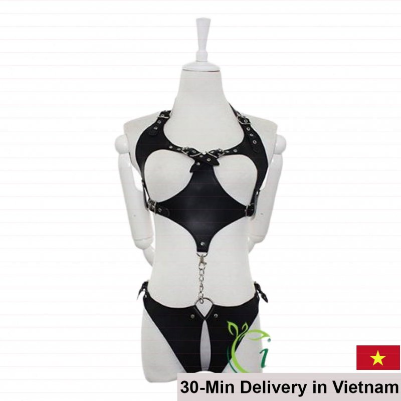 Sexy SM Lingerie with Handcuffs for Erotic Couple Fun 