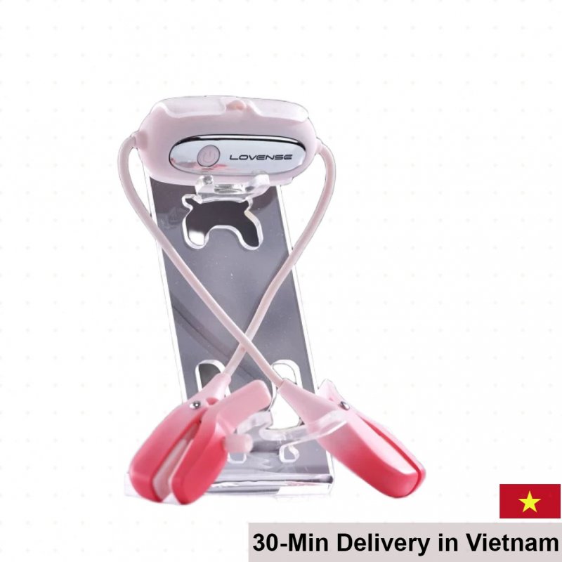 Lovense Gemini Adjustable Nipple Clamps App Controlled Vibrator 