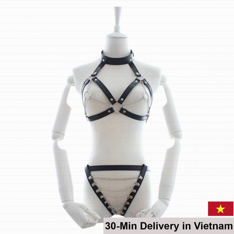 Sensual BDSM Lingerie Costume Erotic Fetish Wear for Women 