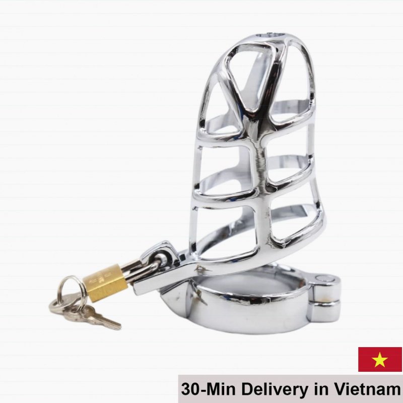 Durable Alloy Male Chastity Device BDSM Control Lock 