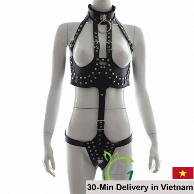 Black Leopard 10-Piece BDSM Bondage Set for Wild Play 