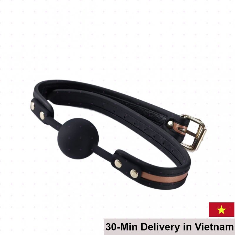 YEAIN BDSM Ball Gag Mouth Stopper Luxury Fetish Essential 